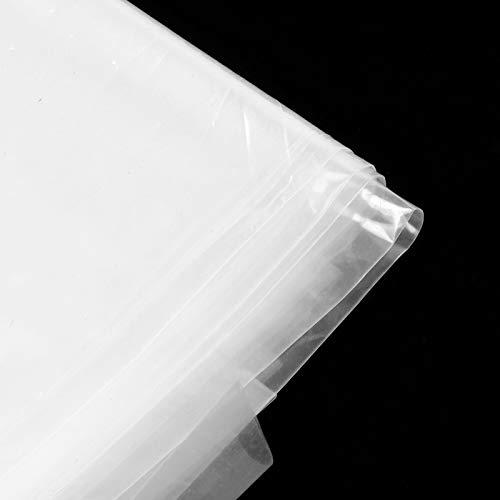 Greenhouse Plastic Film, Clear Green House Sheeting Cover Resistant Film Hoop Transparent Supply Keep Warm for Cold Frost Protector Plant Vegetables Agriculture Garden Horticulture Farms 6.6 x 26.2 FT