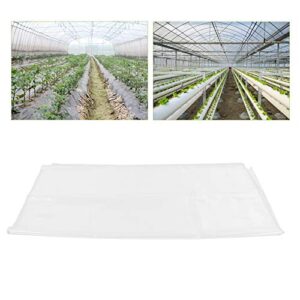 Greenhouse Plastic Film, Clear Green House Sheeting Cover Resistant Film Hoop Transparent Supply Keep Warm for Cold Frost Protector Plant Vegetables Agriculture Garden Horticulture Farms 6.6 x 26.2 FT