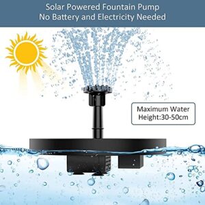 n/a Mini Solar Water Fountain Pool Waterfall Fountain Garden Decoration Outdoor Bird Bath Solar Floating Water Courtyard (Color : A, Size : 13cm)