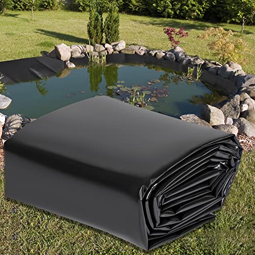 Toriexon LDPE Pond Liner 15X20FT, 20 Mils Thickness Pond Lining for Fish Pond, Fountain, Koi Pond Liner, Waterfall and etc.