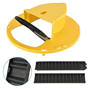 Avivos - Flip N Slide Bucket Lid Mouse Trap |Humane or Lethal| |Trap Door Style| |Multi Catch |Auto Reset| |Indoor Outdoor| |No See Kill| |5 Gallon Bucket Compatible(1 Pack)