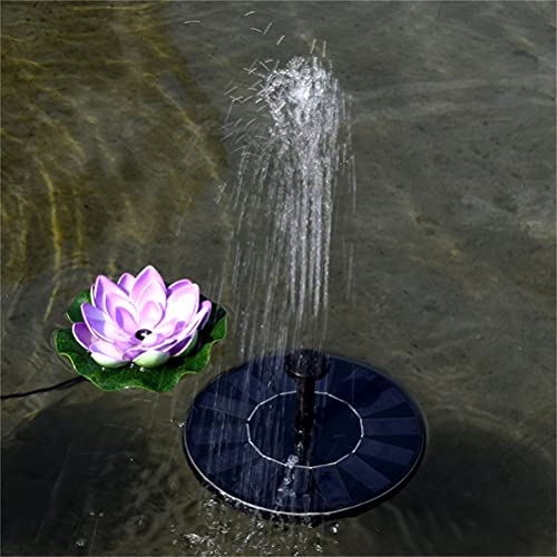 n/a Solar Floating Water Fountain Bird Bath Fountain Pump Pond Decoration Solar Powered Fountain Water Pump for Garden and Patio