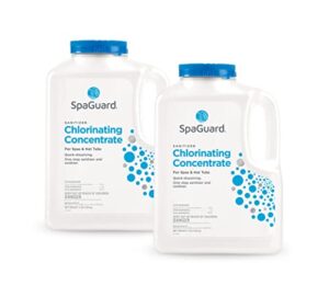 spaguard spa chlorinating concentrate – 5 lb pack of 2
