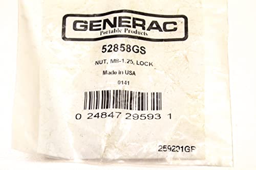 Generac 52858GS Lawn & Garden Equipment Nut Genuine Original Equipment Manufacturer (OEM) Part