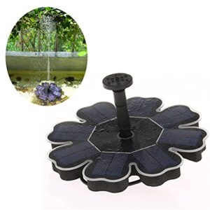 n/a Mini Solar Powered Bird Bath Water Fountain Garden Pool Outdoor Solar Panel Kit Floating Water Pumps