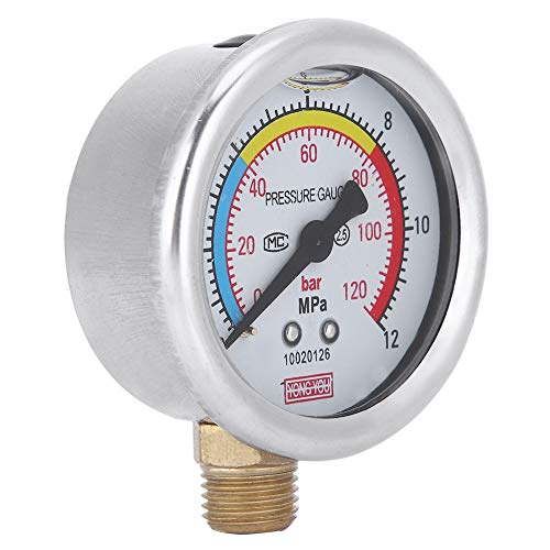 Garden Supplies, Easy to Store Convenient Accurate Pointer Pressure Gauge for Home for Professional Use for General Purpose for Garden