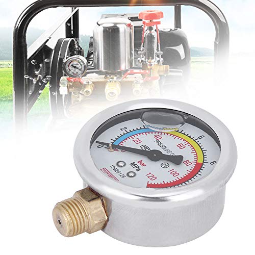 Garden Supplies, Easy to Store Convenient Accurate Pointer Pressure Gauge for Home for Professional Use for General Purpose for Garden