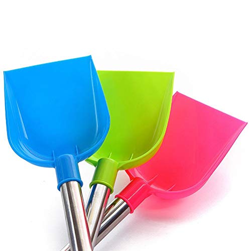 DEIHENG 4PCS Kids Outdoor Snow Shovel Children's Beach Shovel with Stainless Steel Handle Winter Snow Remover Tool Garden Shovels