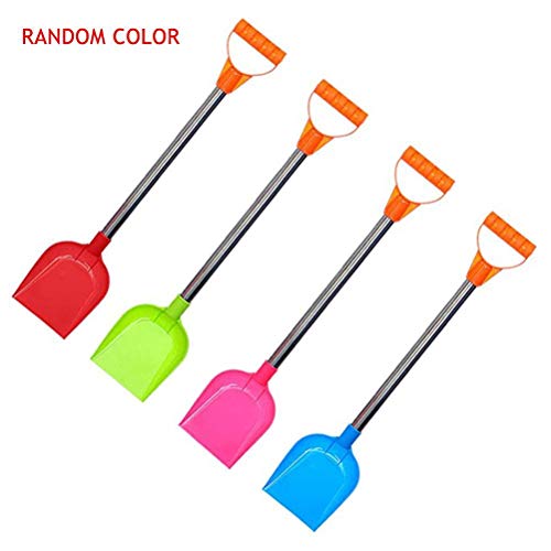 DEIHENG 4PCS Kids Outdoor Snow Shovel Children's Beach Shovel with Stainless Steel Handle Winter Snow Remover Tool Garden Shovels