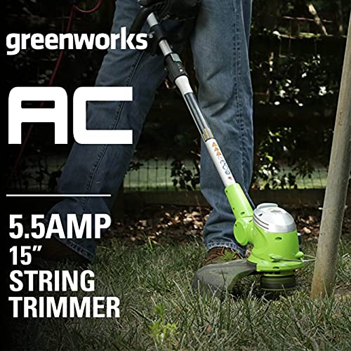 Greenworks 5.5 Amp 15" Corded Electric String Trimmer