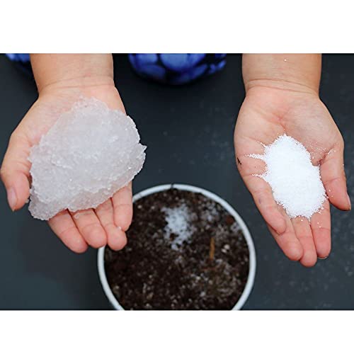 AABACO Water Storing Crystals - for Indoor & Outdoor Plants - Mix Crystals with Soil to Reduce The Amount of Watering Needed - Protect Against Heat - Watch Your Garden & Plant Grow (10LB)