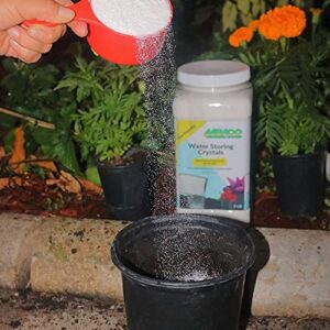 AABACO Water Storing Crystals - for Indoor & Outdoor Plants - Mix Crystals with Soil to Reduce The Amount of Watering Needed - Protect Against Heat - Watch Your Garden & Plant Grow (10LB)