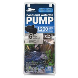 smartpond wp1200-1200 gph revolution waterfall pump