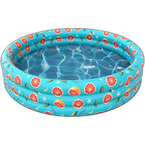 Poolcandy Inflatable Party Sunning Pool, Multiple Styles (Grapefruit)