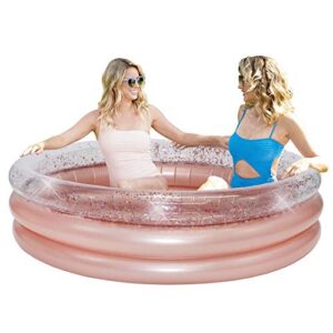 Poolcandy Inflatable Party Sunning Pool, Multiple Styles (Grapefruit)