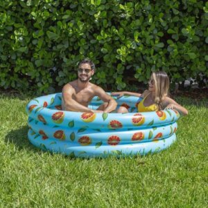 Poolcandy Inflatable Party Sunning Pool, Multiple Styles (Grapefruit)