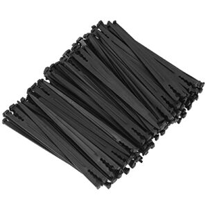 irrigation drip support stakes 1/8″ 1/4″ tubing hose for vegetable gardens flower beds herbs gardens black 100 pack
