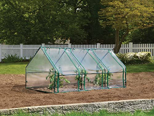 ShelterLogic 3' x 8' x 3' GrowIT Small Garden Greenhouse for Outdoors, Easy-Access & Durable