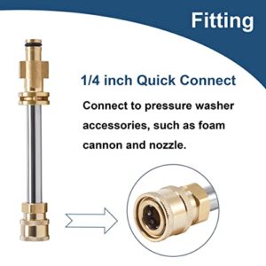 Raincovo Replacement for Pressure Washer Gun Adapter Sun Joe SPX Series, 1/4 Inch Quick Connector