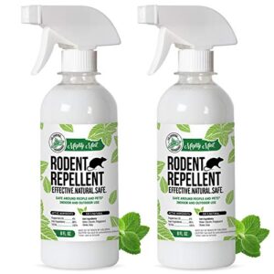 mighty mint 8oz peppermint oil rodent repellent spray (2)