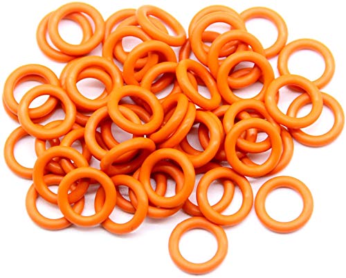 TITISKIN 1/4" Pressure Washer Quick Coulper QD Colored O-Rings 50 Pack (red)