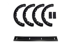 lawn & garden amc snow thrower paddle kit compatible with mtd 753-0613 kit (4 spirals, 2 paddles). includes scraper bar compatible with mtd 731-1033