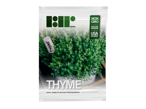 Thyme Seeds for Planting 1000+ Seeds Approx 1 Gram - Heirloom Non-GMO Herb Seeds for Planting Indoors or Outdoors - AKA Common Thyme, Garden Thyme, Thymus Vulgaris by RDR Seeds