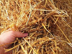 1 cubic foot of 100% all natural wheat straw (4lbs)