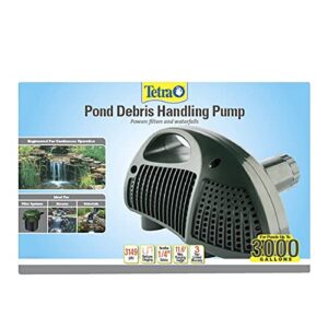 Tetra Pond Debris-Handling Pump, Energy Efficient, UL Listed, Up to 3,000 gallons,Green