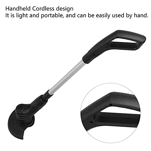 Electric Lawn Mower Handheld Household Cordless Small USB Rechargeable Field Mower for Lawn Yard Garden Shrub Trimming