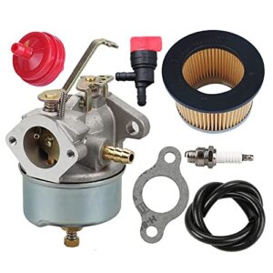 632230 632272 carburetor with 30727 filter for tecumseh 5 hp 6 hp 631828 631067 631067a h30 h50 h60 hh60 hh70 engines 4 cycle engine troy bilt tiller toro snowblower sears tillers 47279 carb