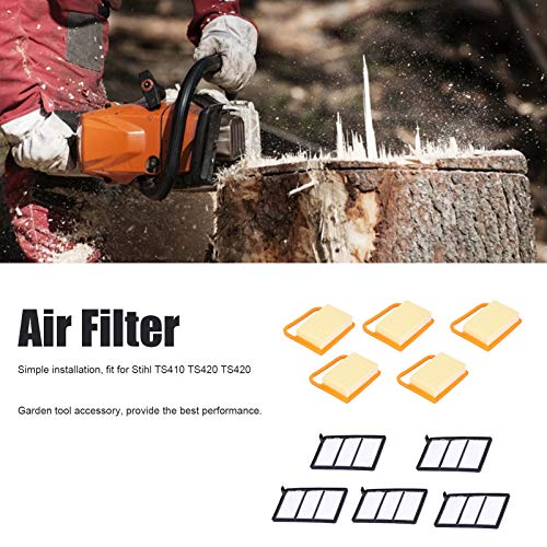 Silicone Air Filter Kit Replacement Parts Accessory for Garden Tools Fit for Stihl TS410 TS420 TS420