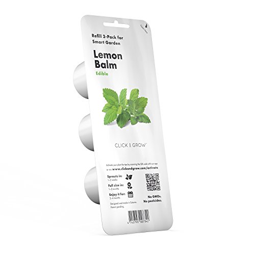 Click and Grow Smart Garden Lemon Balm Plant Pods, 3-Pack
