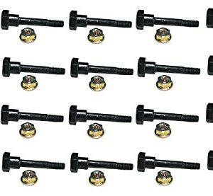 LAWN & GARDEN AMC 20 Pack, Compatible with Honda Snowblower Shear Pins & Nut Part #'s 90102-732-010 & 90114-SA0-000, Code 1410182, 1533355