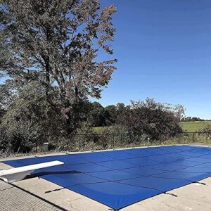 lilanai winter pool cover for above ground swimming pools, anti-dust heat insulation film/pool protector mat, for garden outdoor backyard (size : 3×7.5m/9.8×24.6ft)