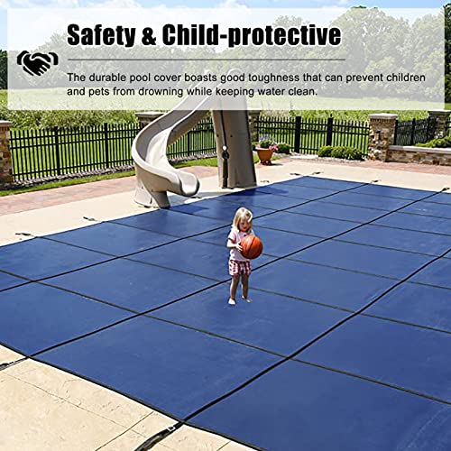 LILANAI Winter Pool Cover for Above Ground Swimming Pools, Anti-Dust Heat Insulation Film/Pool Protector Mat, for Garden Outdoor Backyard (Size : 3x7.5m/9.8x24.6ft)