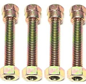 LAWN & GARDEN AMC 6 Snowblower Shear Pins & Nuts Compatible with Part Numbers 301171, 500027, 500027MA, 1501217, 1501217MA