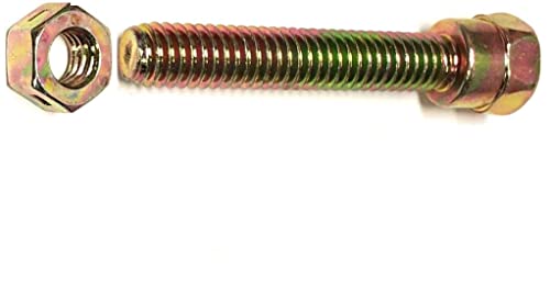 LAWN & GARDEN AMC 6 Snowblower Shear Pins & Nuts Compatible with Part Numbers 301171, 500027, 500027MA, 1501217, 1501217MA