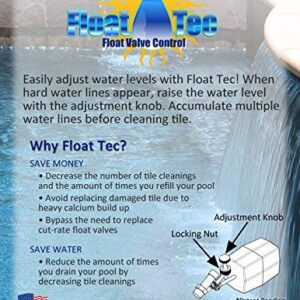 Float-Tec Letro Pentair T26 ABS Plastic Float Valve EZ Adjustment autofill Water Filler Leveler