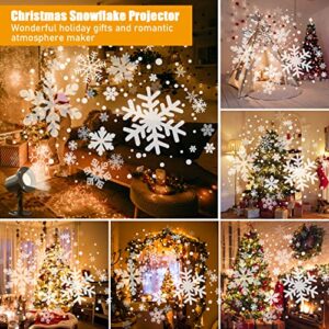 New 2023 Christmas Indoor Outdoor Waterproof LED Snowflake Projector Lights,Snowfall Projection Lamp for Christmas Theme Party, Holiday, Halloween, Home Birthday Party and Garden Xmas Decoration