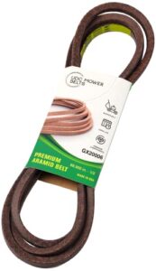 udc parts mower drive belt gx20006 / aramid cord extra-heavy duty v-belt / 1/2 x 88.90 in. / compatible with john deere, murray, mtd and more