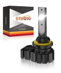 gtmoto for polaris sportsman 400 450 500 550 570 600 700 800 850 1000 high beam headlight pod, 6000k cool white 4010253 bulb, powerful 886 polaris atv led kit, 1-pack