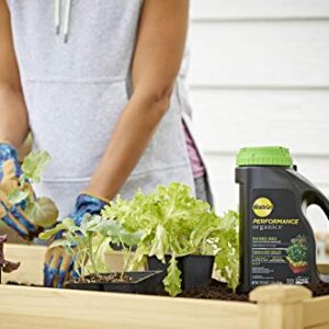 Miracle-Gro Performance Organics Raised Bed Plant Nutrition Granules - Plant Food with Natural & Organic Ingredients, for Vegetables, Fruits, Herbs and Flowers in Raised Beds, 2.5 lbs.