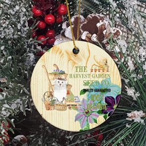 memorial pendant christmas ornaments the dog pet owner harvest garden seeds & saplings quality quaranteed organic bulbs plant christmas keepsake pendant decorations ornament gifts hanging ornament for