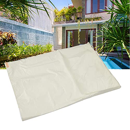 ZPSHYD Swimming Pool Roll Cover, Outdoor Swimming Pool Roll Waterproof Protector for Outdoor Heavy Duty Garden Beige(M：550 * 96cm)