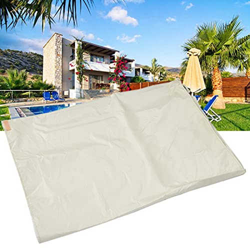 ZPSHYD Swimming Pool Roll Cover, Outdoor Swimming Pool Roll Waterproof Protector for Outdoor Heavy Duty Garden Beige(M：550 * 96cm)