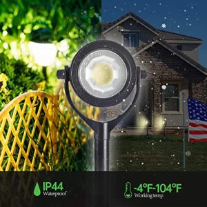 Wecusn Low Voltage Landscape Lights LED Landscape Lighting, 29W 12V Outdoor Spotlights Garden Pathway Lights 1500LM Waterproof Warm White Light (4 Pack)