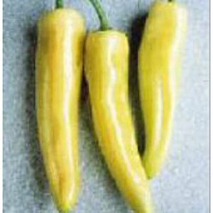hot banana hot peppers seeds (20+ seeds) | non gmo | vegetable fruit herb flower seeds for planting | home garden greenhouse pack
