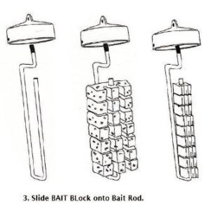 Pack of 2, Top Loader Bait Station for Mice & Rats