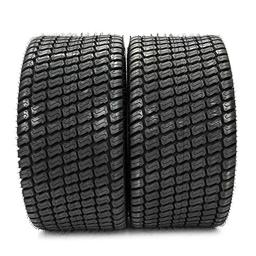 SUNROAD 2pcs 24x12.00-12 8PR Turf Tires Replacement for Lawn & Garden Mower Lawnmower Golf Cart Turf Tread Tubeless